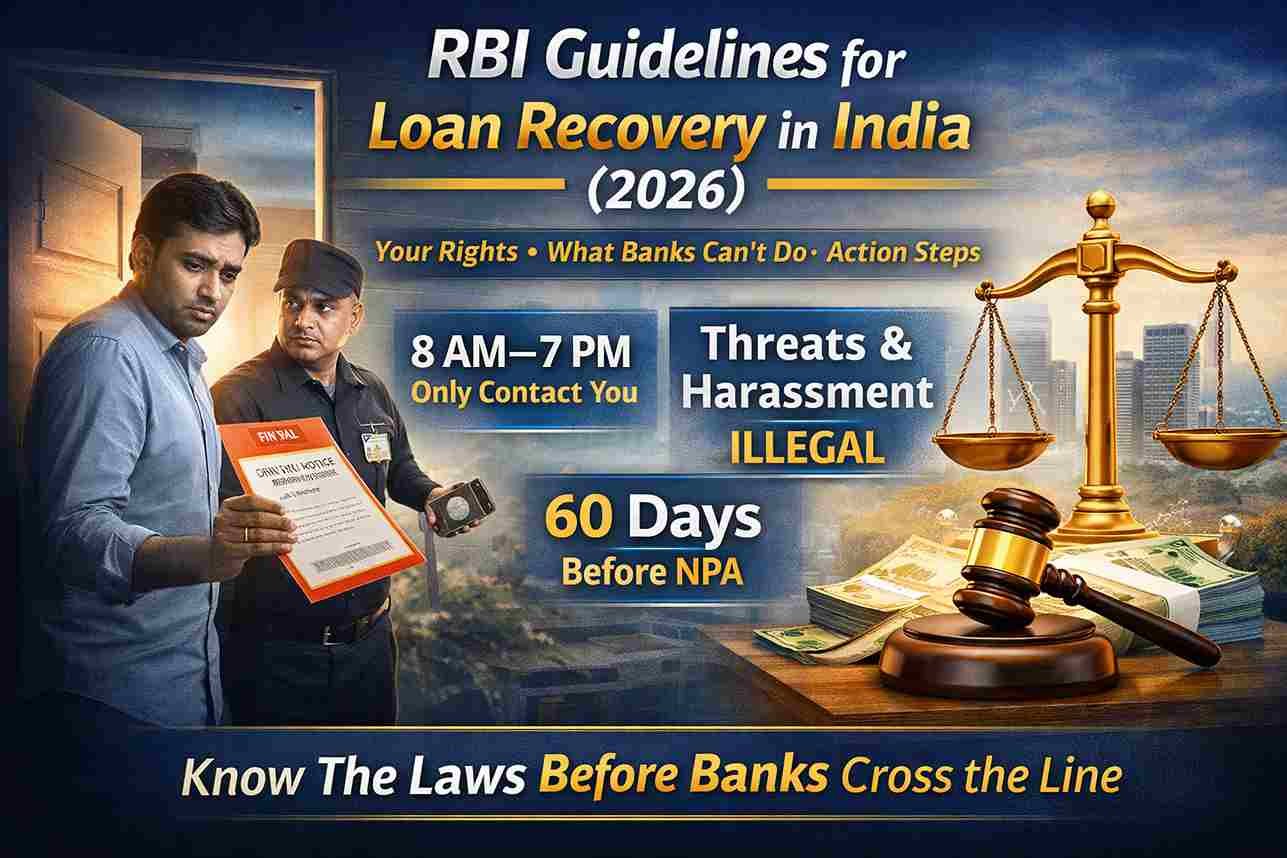 RBI Guidelines for Loan Recovery India (2026): Know Your Rights