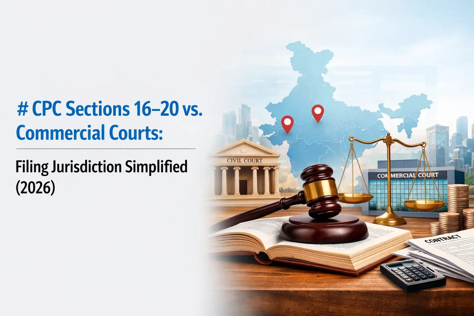 CPC Sections 16-20 commercial courts filing jurisdiction India