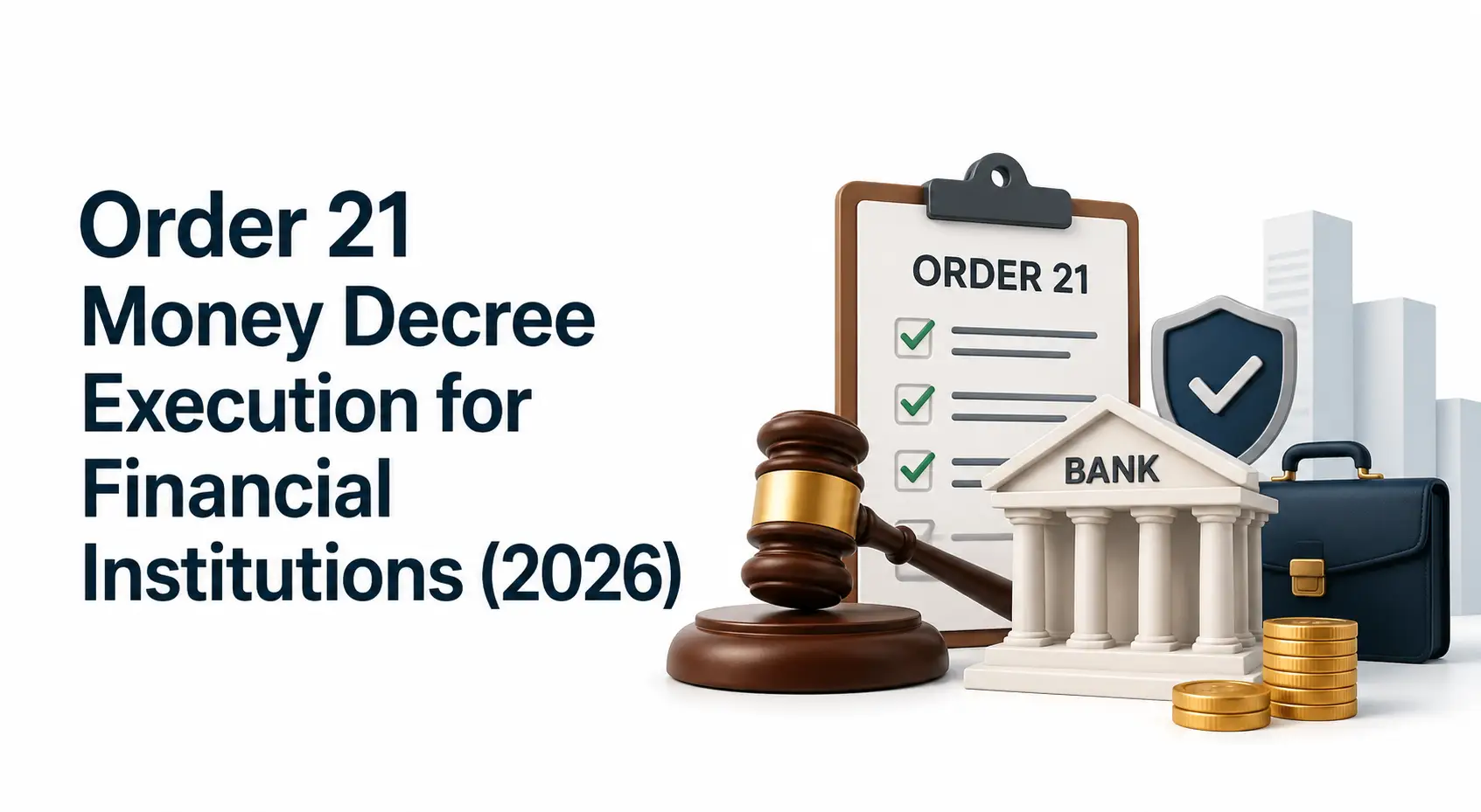 Order 21 Money Decree Execution for Financial Institutions (2026)