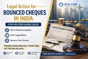 Legal Action for Bounced Cheques in India