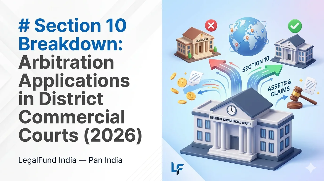 Arbitration Applications in District Commercial Courts (2026)