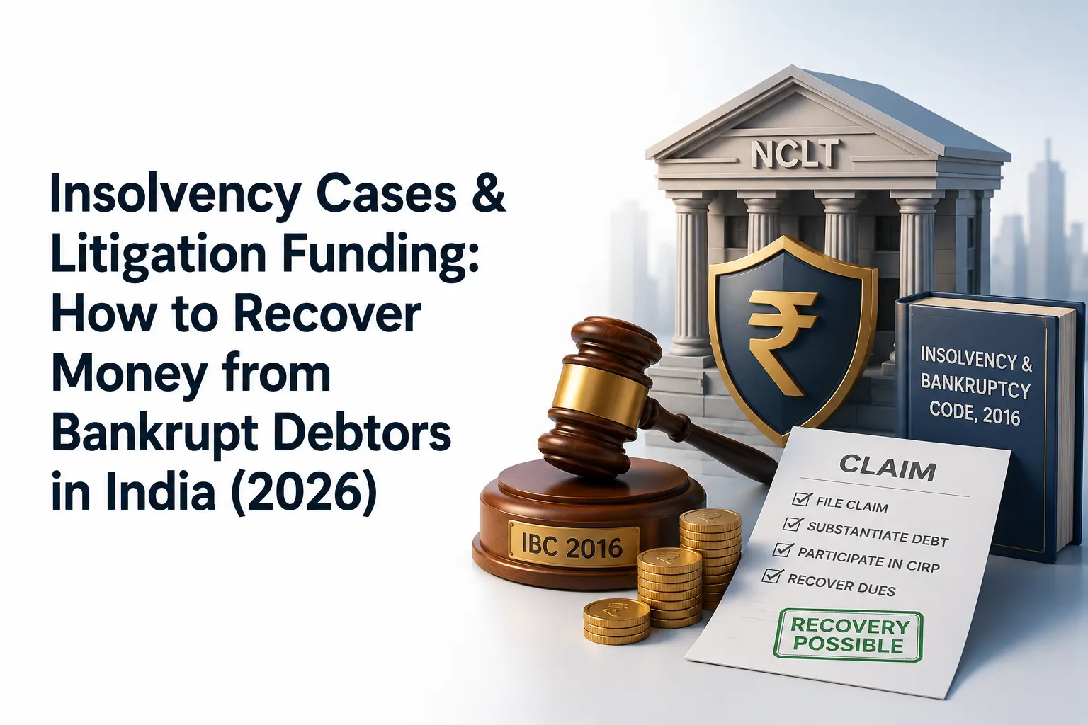 Insolvency Cases & Litigation Funding: Recover Money from Bankrupt Debtors India