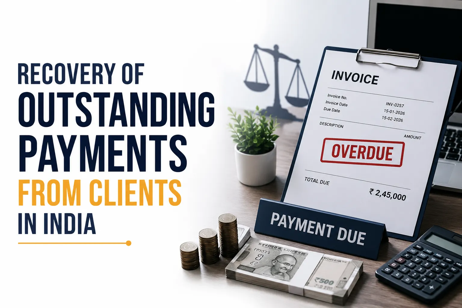 recovery of outstanding payments
