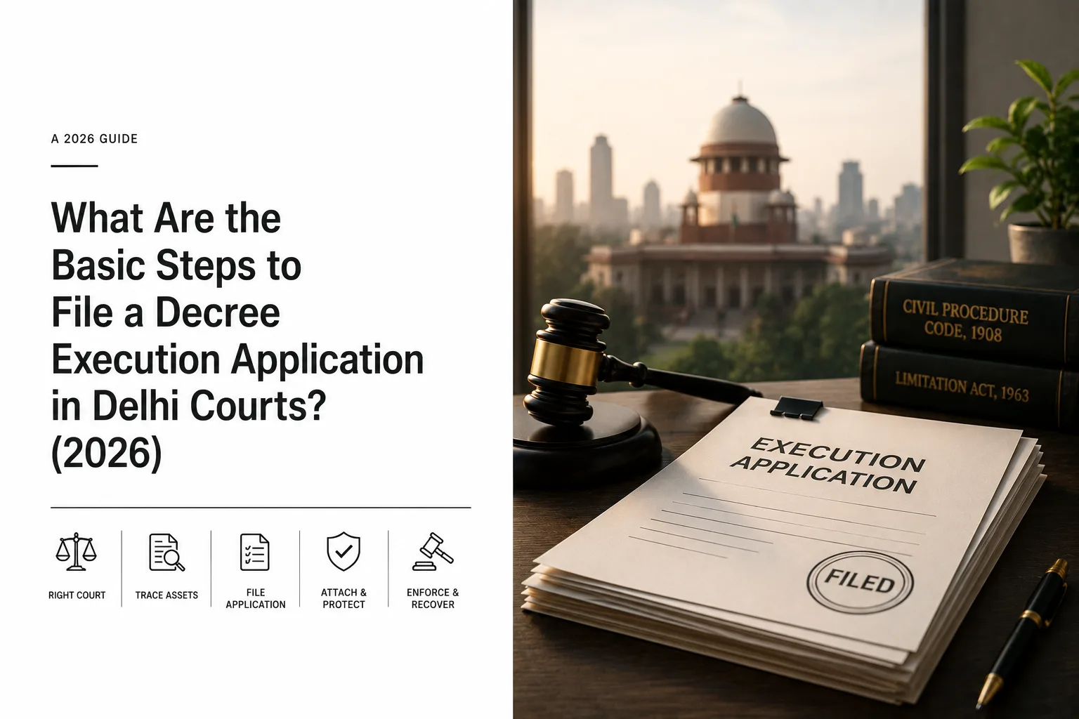Steps to File Decree Execution Application in Delhi Courts (2026)