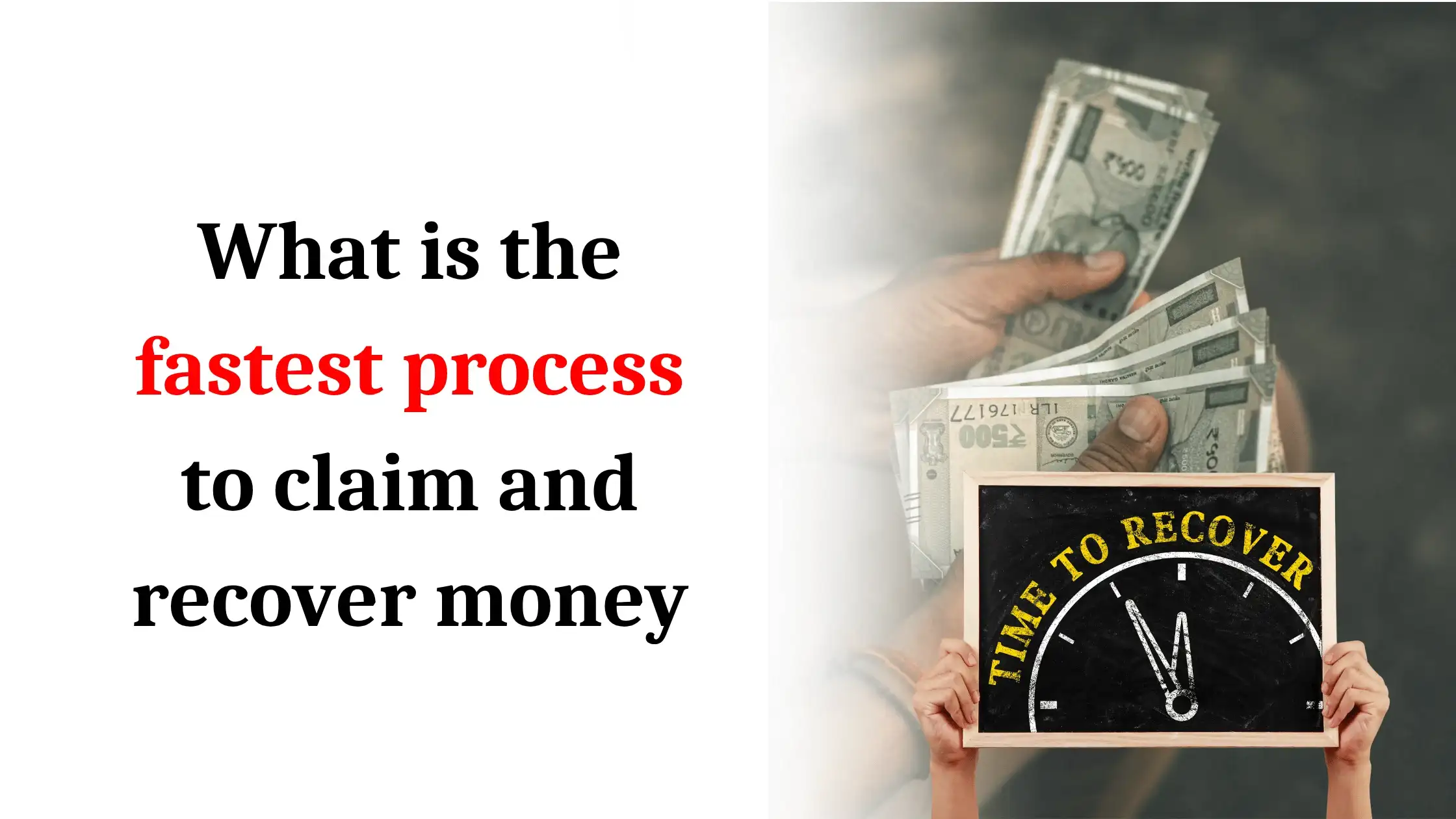 What is the Fastest Process to Claim and Recover Money? | LegalFund