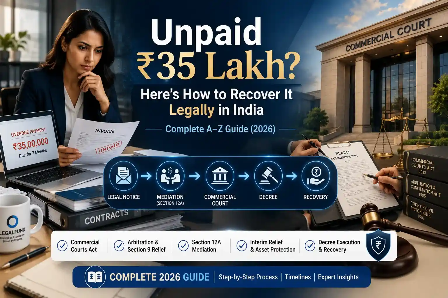 how to file commercial dispute case India