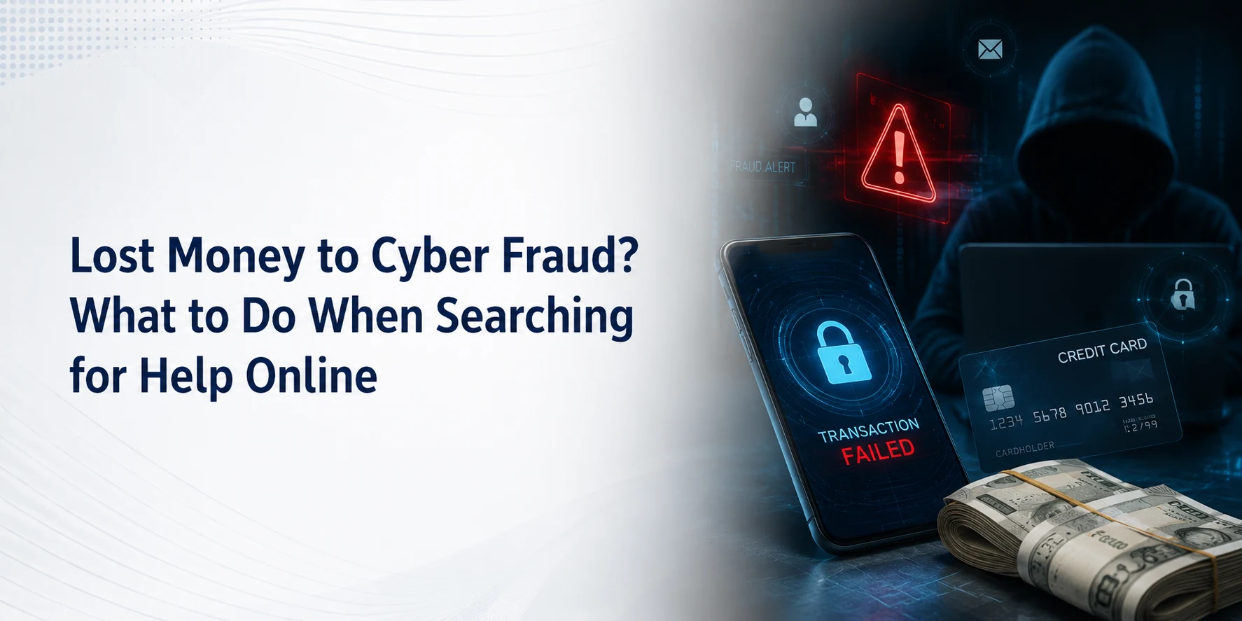 lost money cyber fraud what to do India 2026