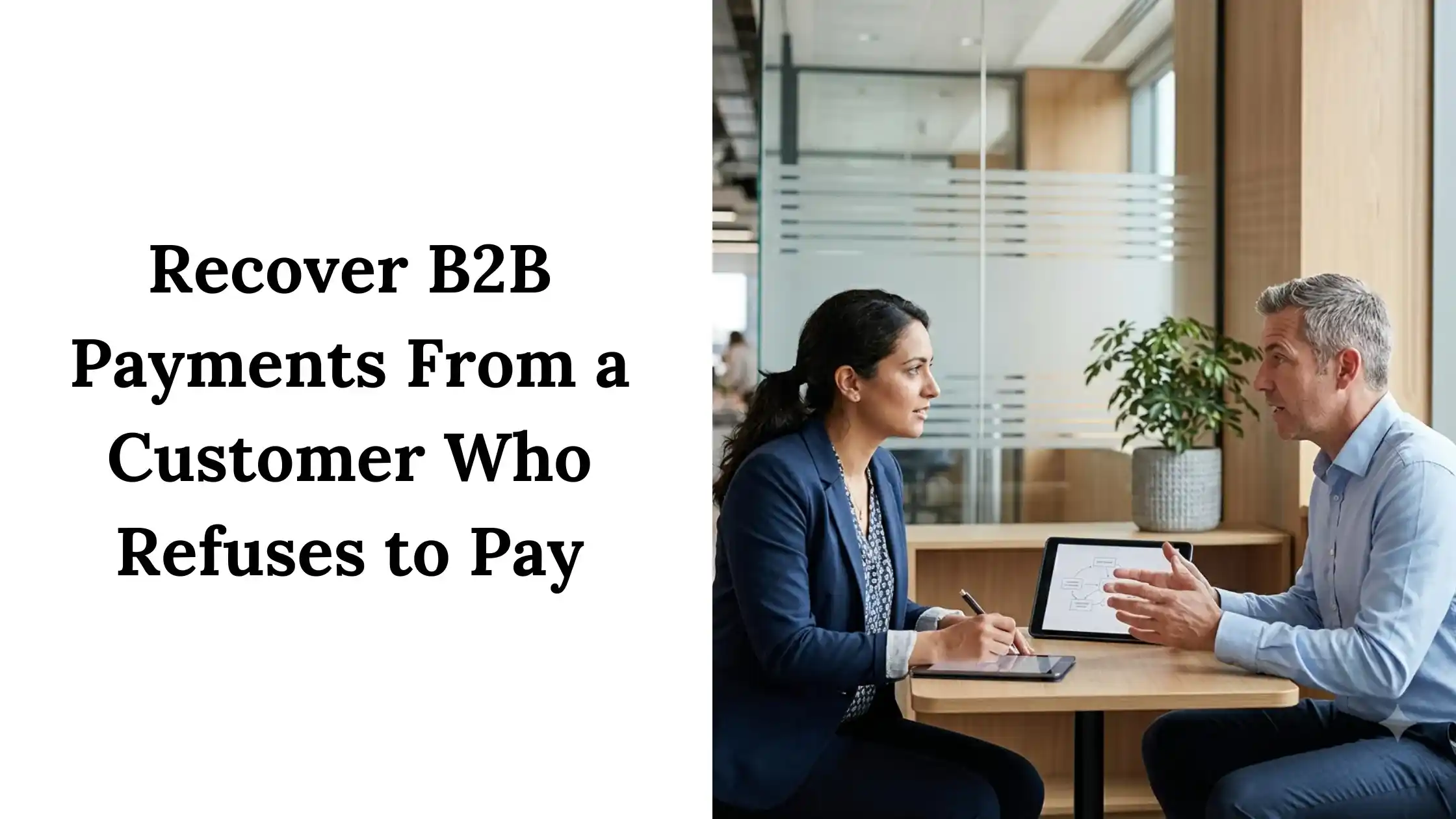 Recover B2B Payments From a Customer Who Refuses to Pay